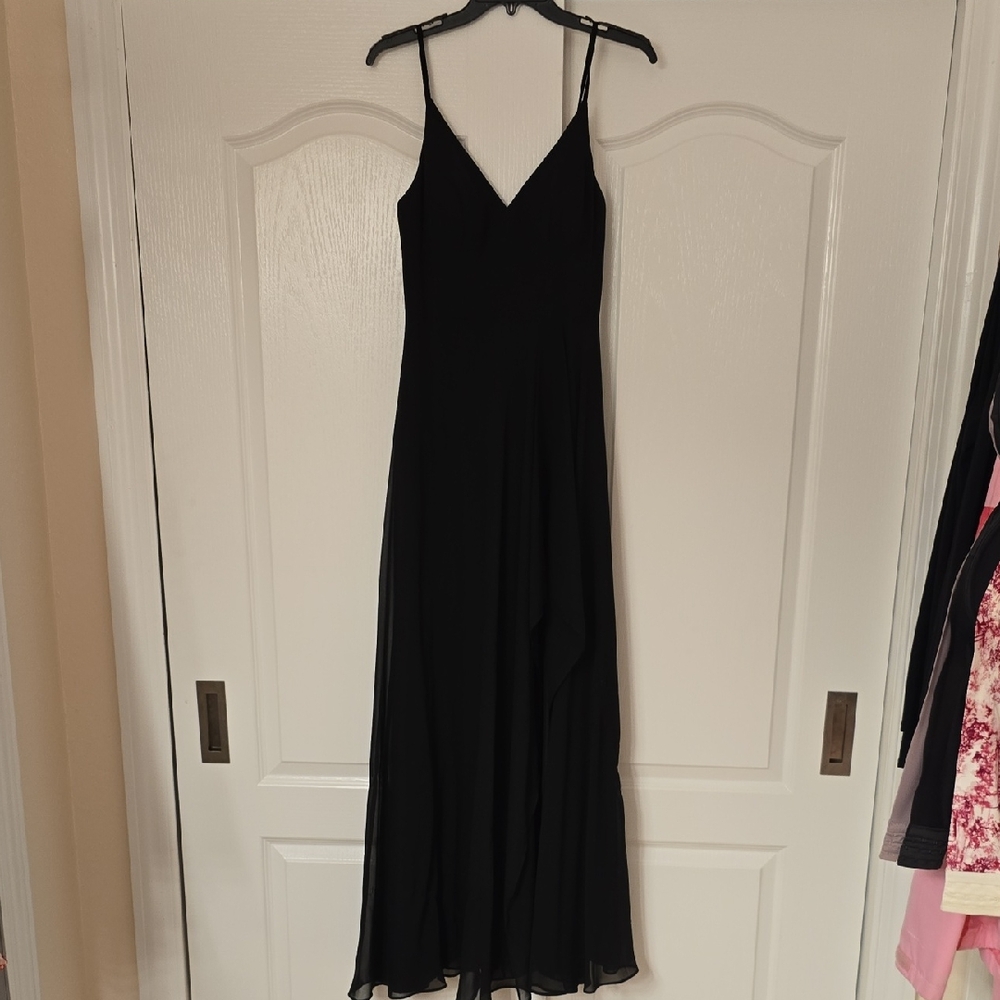 Azazie Black Maxi Dress